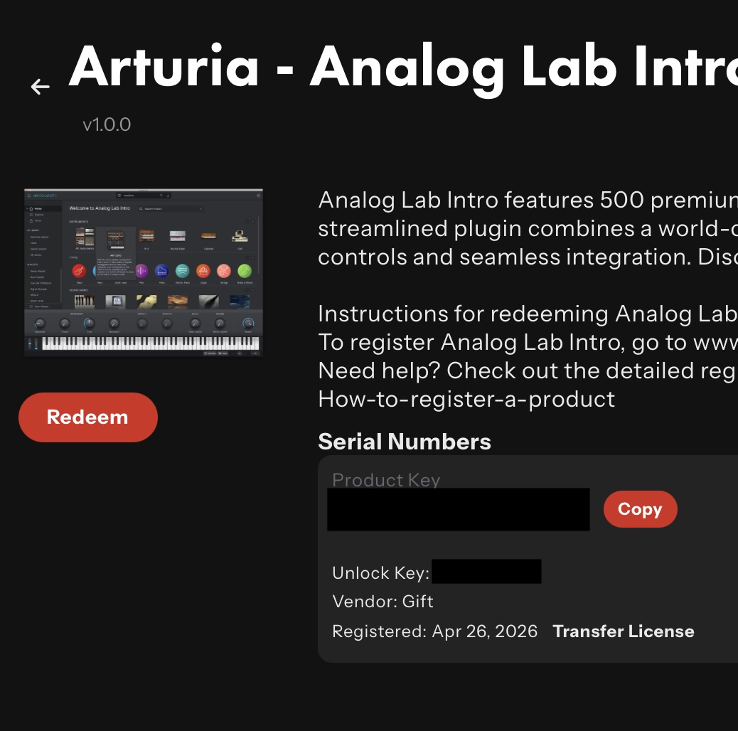 Arturia Analog Lab INTRO